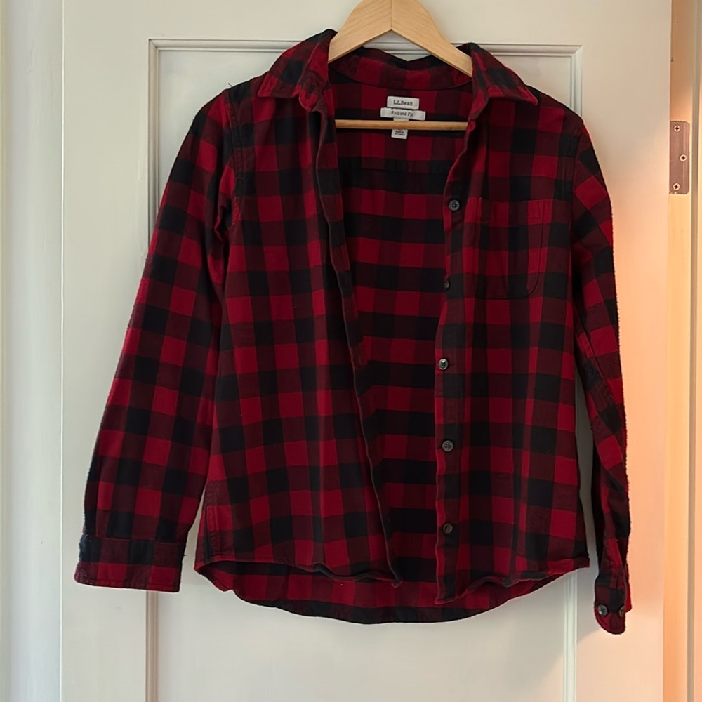 Plaid flannel shirt - LL Bean